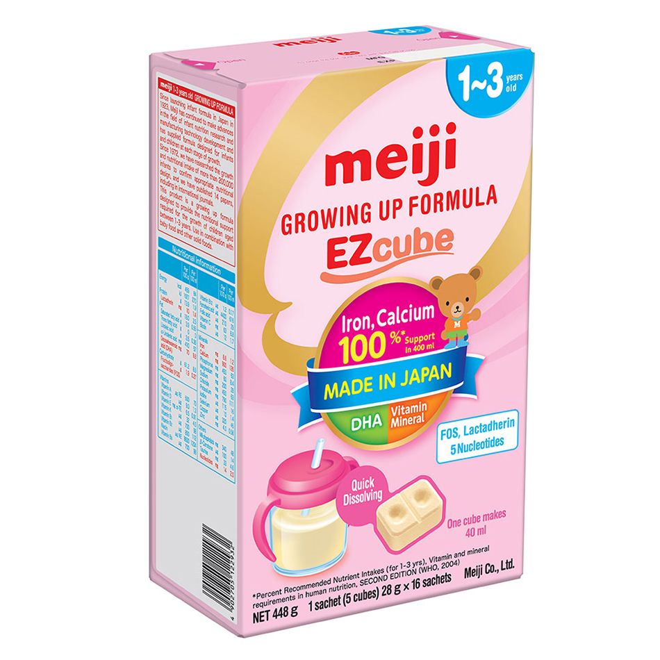 Sữa Meiji thanh số 9 Growing Up Formula 448g cho bé 1Y-3Y