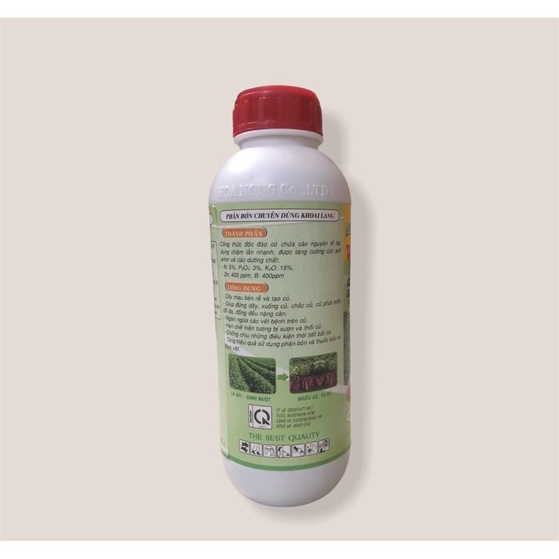 Phân bón NPK siêu to hạt, to củ 1l