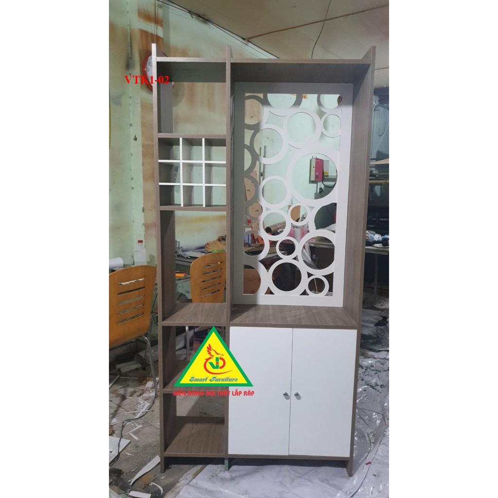 TỦ KỆ VÁCH NGĂN VTK1-01 - Nội Thất Lắp Ráp Viendong Adv