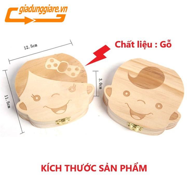 HỘP ĐỰNG RĂNG SỮA BẰNG GỖ - CHIẾC HỘP LƯU GIỮ KỶ NIỆM THẦN TIÊN CỦA CON - Hàng Chất Lượng KST
