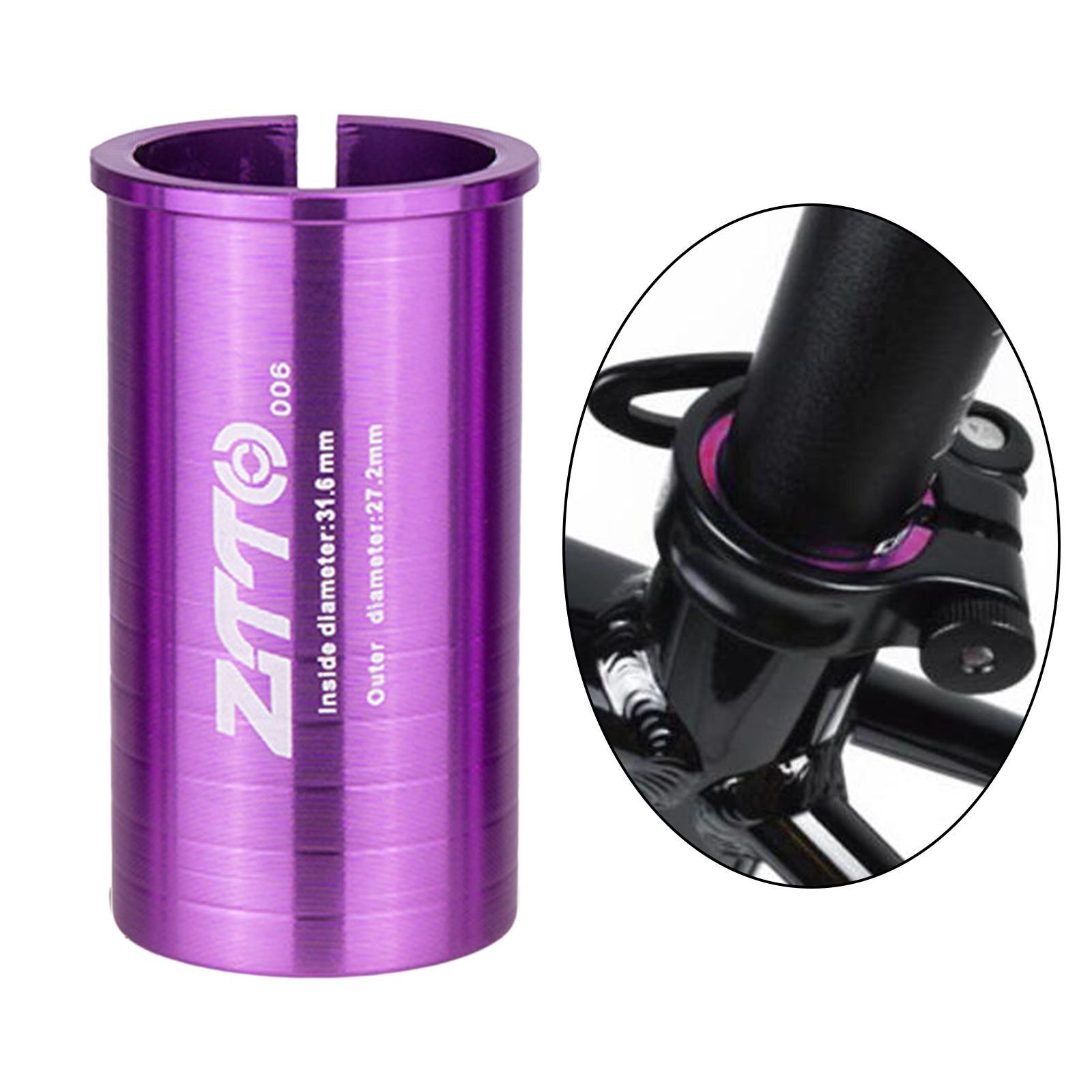 2x Seatpost Shim Seat Post Tube Sleeve Adapter 25.4mm 27.2mm 28.6mm 30.4mm 30.8mm 31.6mm 33.9mm 34.9mm for Mountain Bike,Road Bike,,BMX, Gear