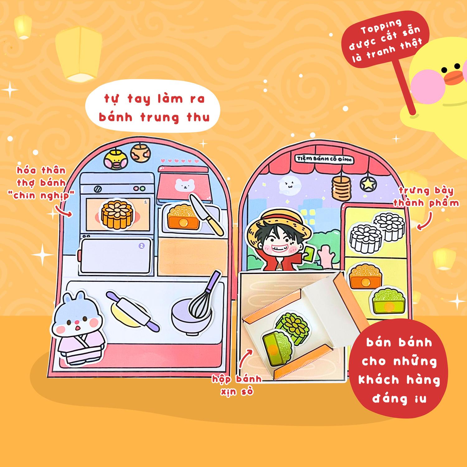 Bộ Tranh Tương Tác Cô Tiên Xanh - Tiệm Bánh Trung Thu 2
