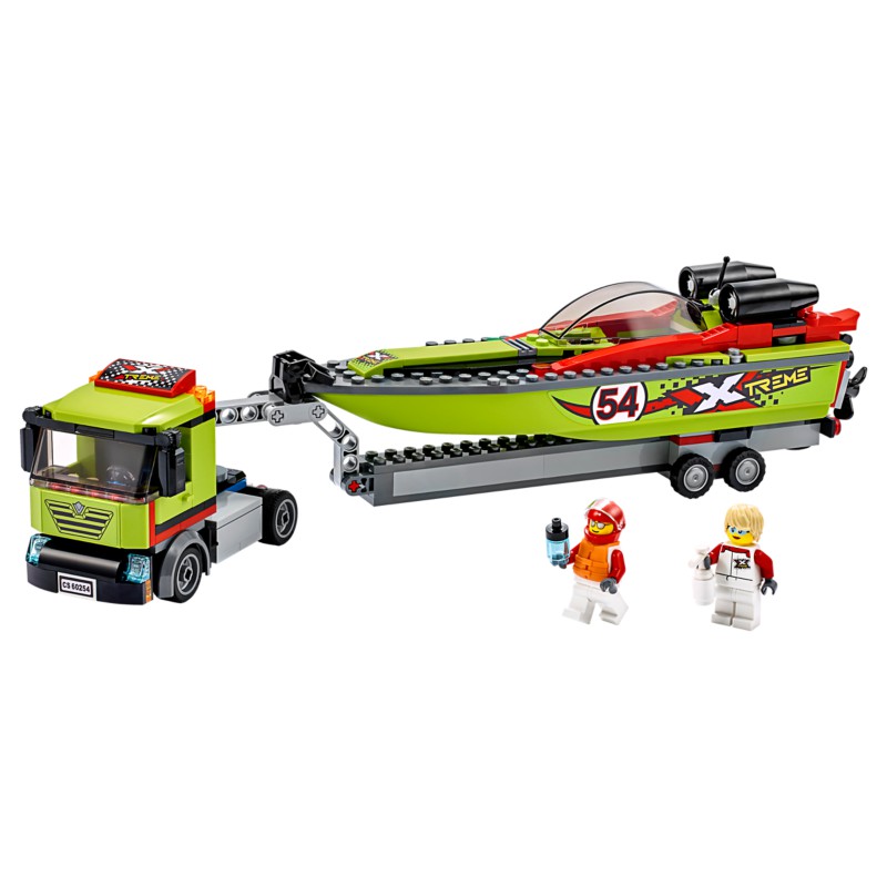 LEGO CITY 60254 Thuyền Đua Vận Chuyển