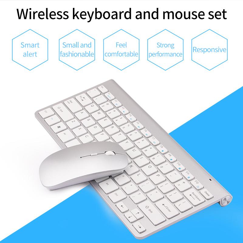 Nhỏ Con Chuột Không Dây Bàn Phím Cho Iapd Máy Tính Xách Tay Máy Tính Để Bàn Mac Máy Tính Nhà Văn Phòng Ergonomic Chơi Game Bàn Phím Chuột Combo Đa Phương Tiện