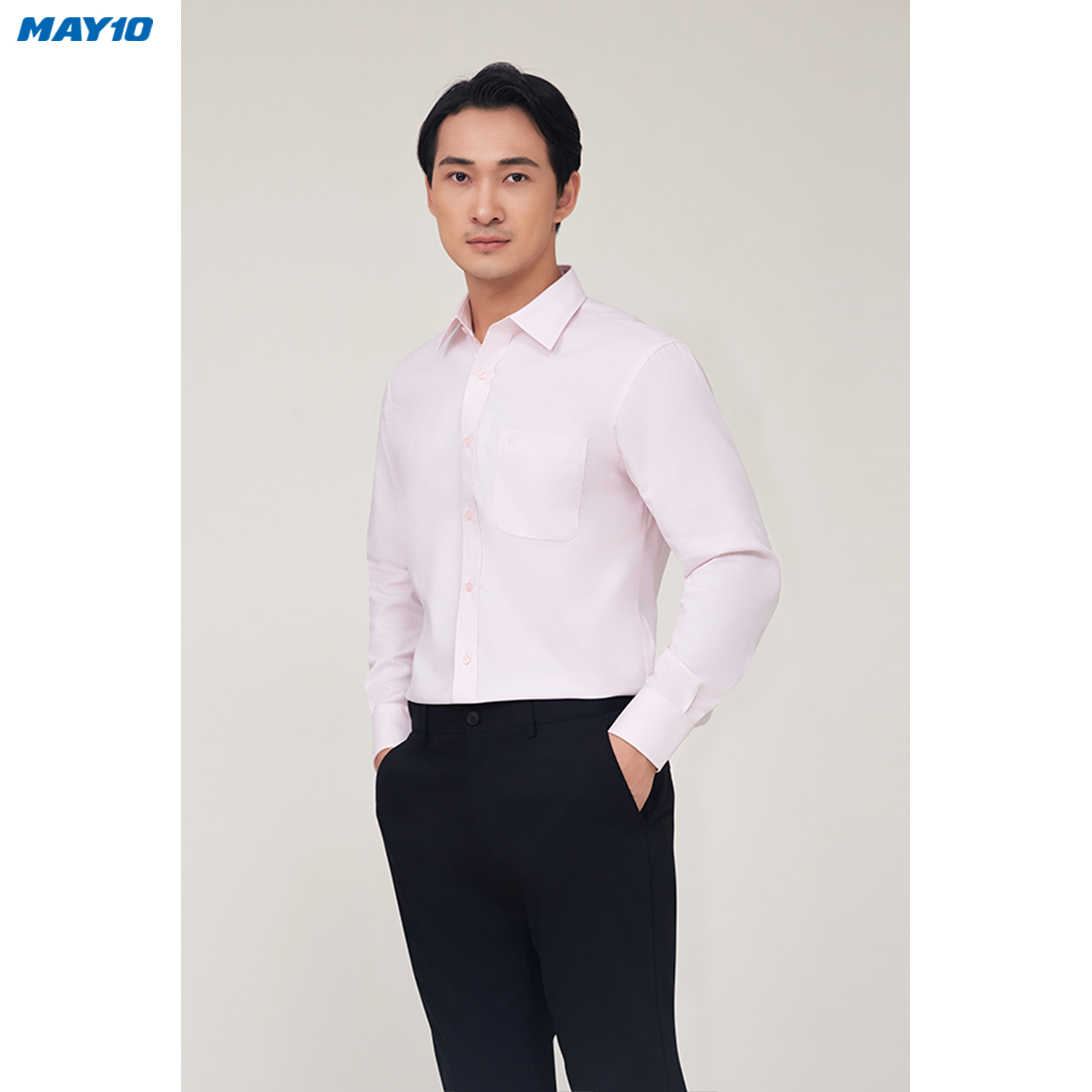 Sơ mi nam dài tay May 10 form Regular mã 010123107OL 29