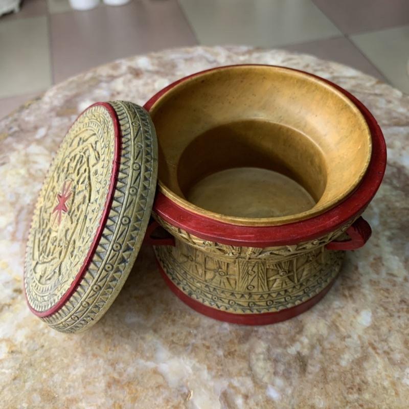 Trống Đồng Đá Hoa Cương - cao 8cm