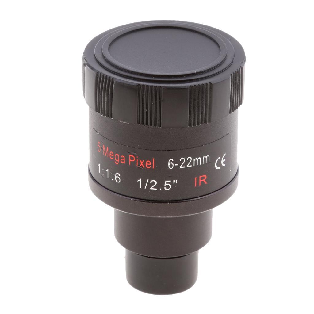 36 Infrared IR LED Board Module for CCTV Camera + 5MP 6-22mm Varifocal IR Camera Zoom Lens