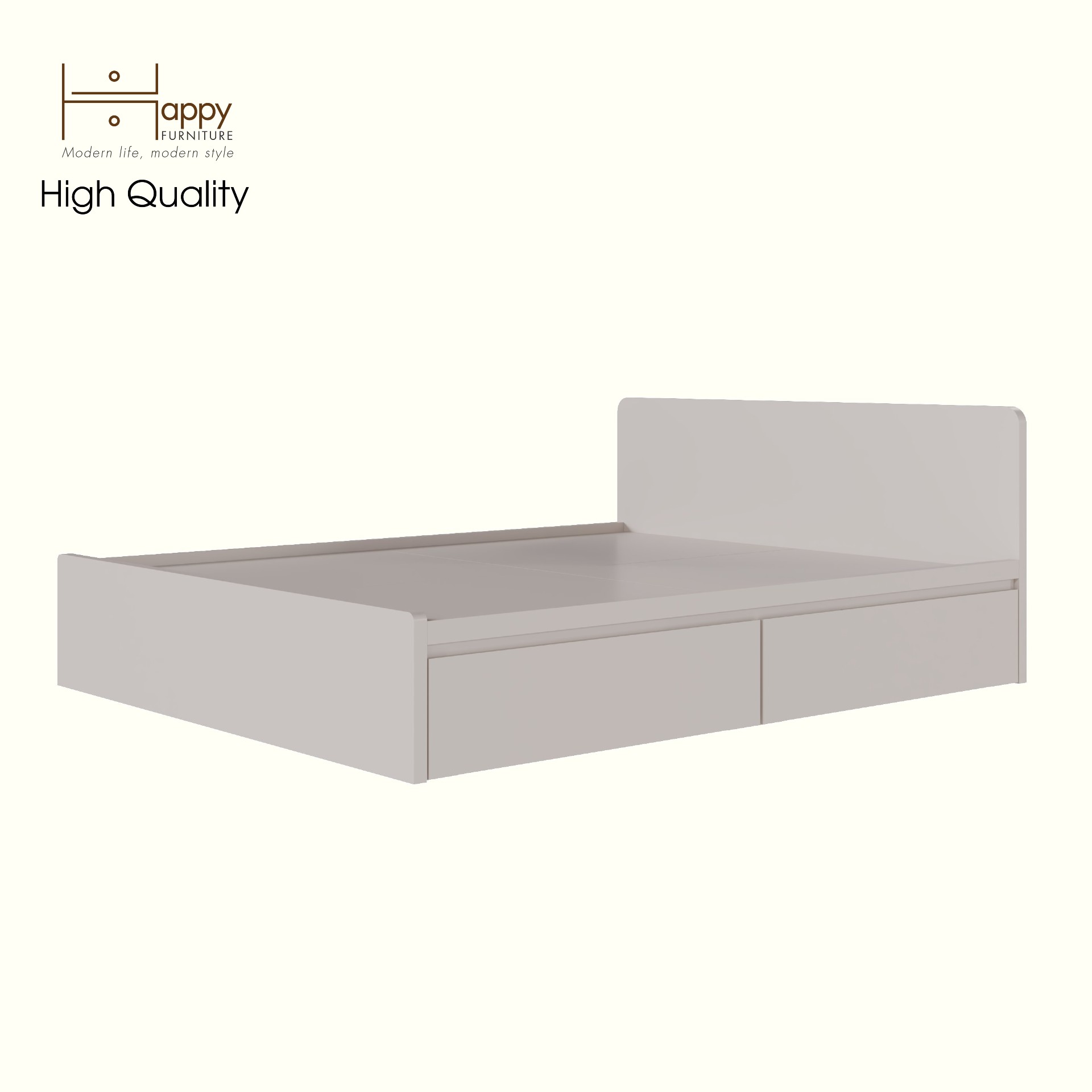 [Happy Home Furniture] LAVIA, Giường ngủ 2 ngăn kéo, 207cm x  36cm ( DxC), GNG_154, GNG_155, GNG_156, GNG_157