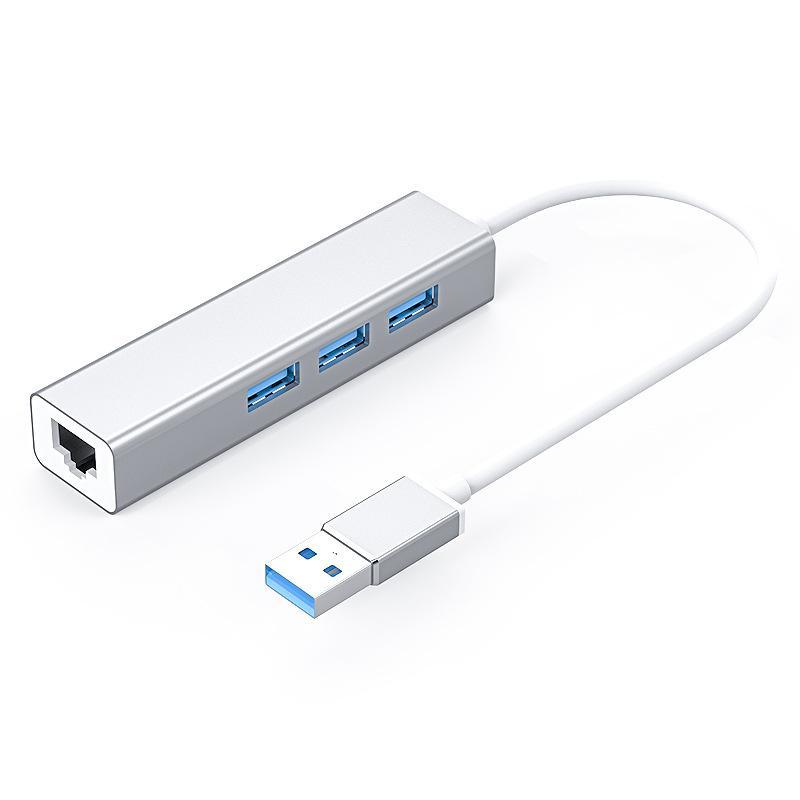 Đảm bảo chất lượng card mạng mạng có dây cổng cáp mạng chuyển đổi đế cắm usb notebook chuyển giao diện 3.0hub adapter nhánh dòng