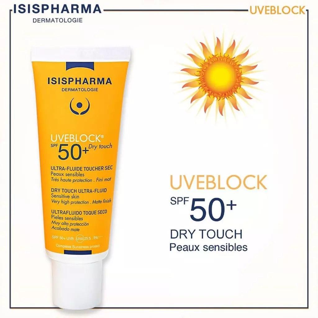 Kem Chống Nắng Dành Cho Da Nhờn ISISPharma Uveblock Spf50+ Dry Touch 40ml ( Không Màu )