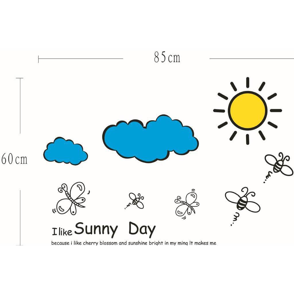 Decal dán tường thời tiết