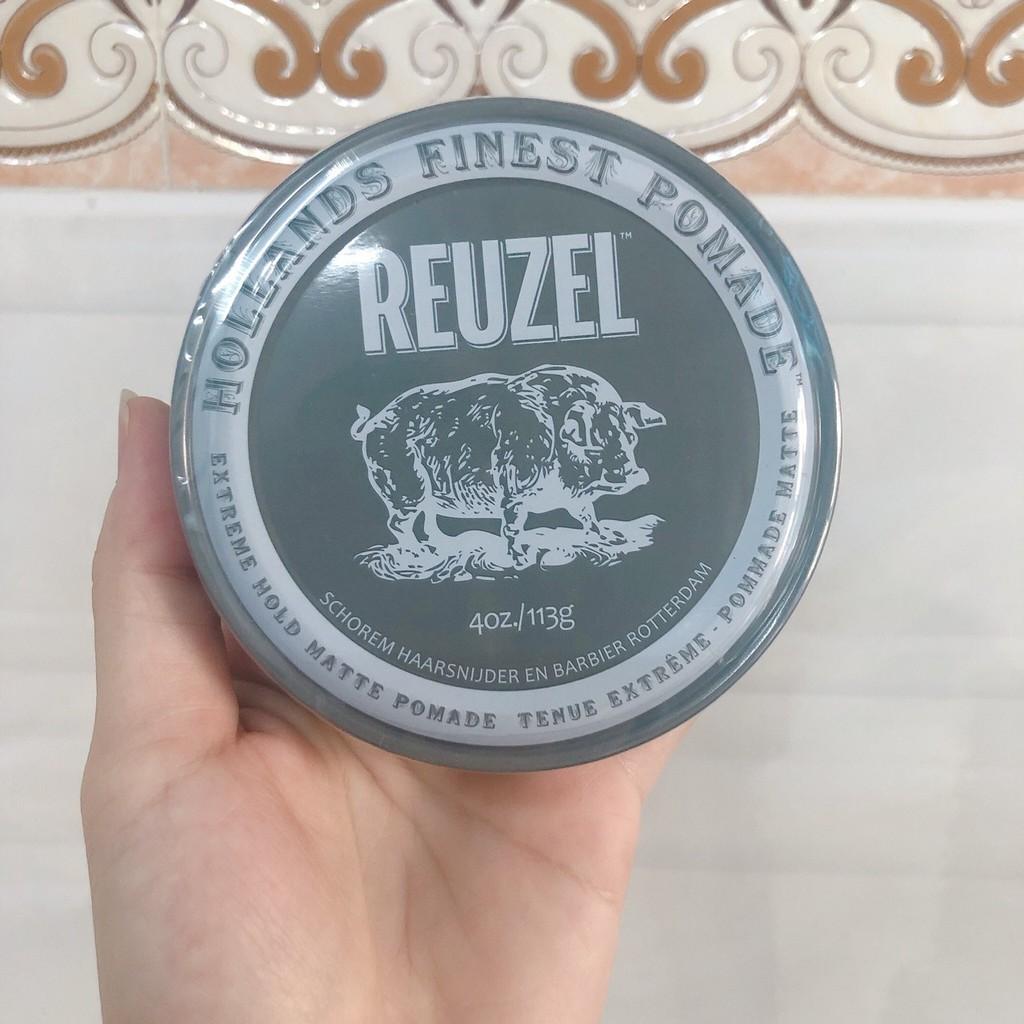 Sáp tạo kiểu tóc Reuzel Extreme Hold Matte Pomade giữ nếp siêu cứng