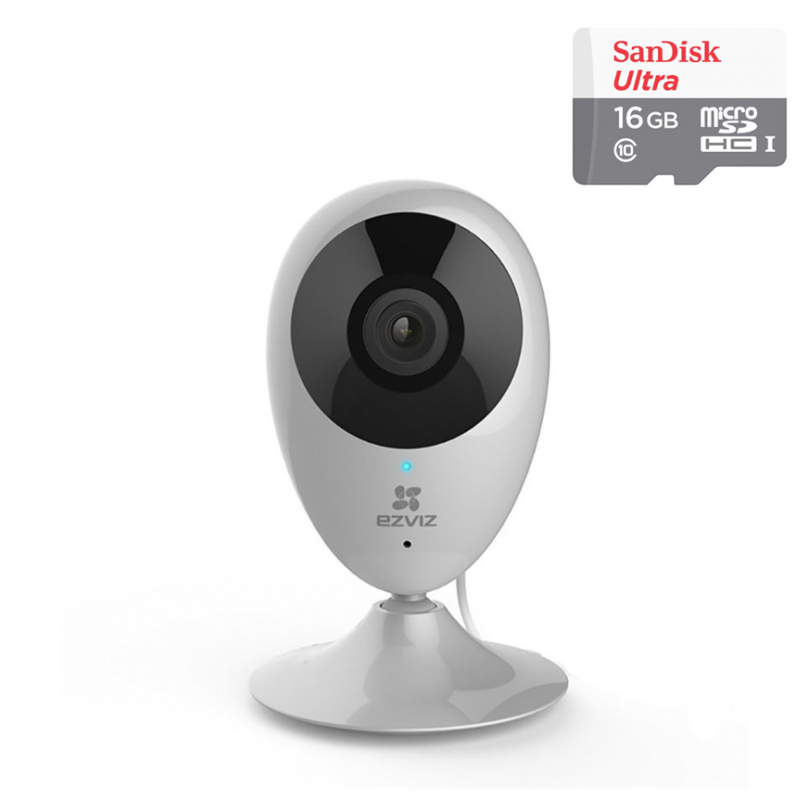 Camera Wifi Đa Năng CS-CV206 Ezviz 1.0MP Và Thẻ Nhớ 16GB - Hàng Chính Hãng