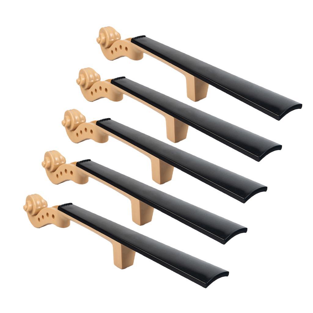 4/4 Polished Wood Violin Scroll Headstock Neck Material DIY Musical Instrument