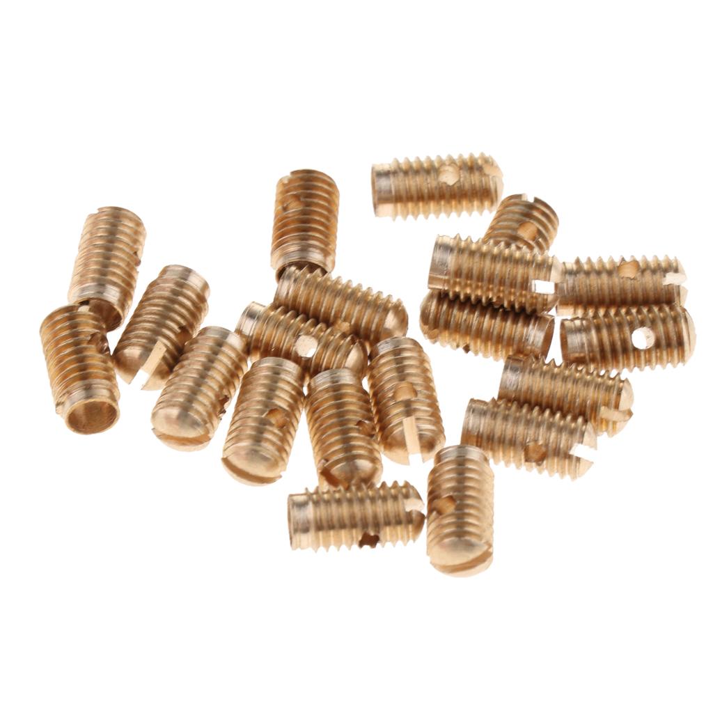 Phép Lạ Chiếu Thiết Thực 20 Chiếc Đồng Saxophone Điều Chỉnh Ốc Vít Sax Chi Tiết Sửa Chữa, Vàng