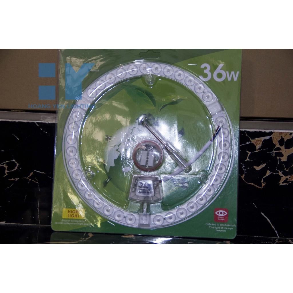 Đèn led vòng tròn, đèn vòng tròn siêu sáng 36w, 24w, 18w, 12w