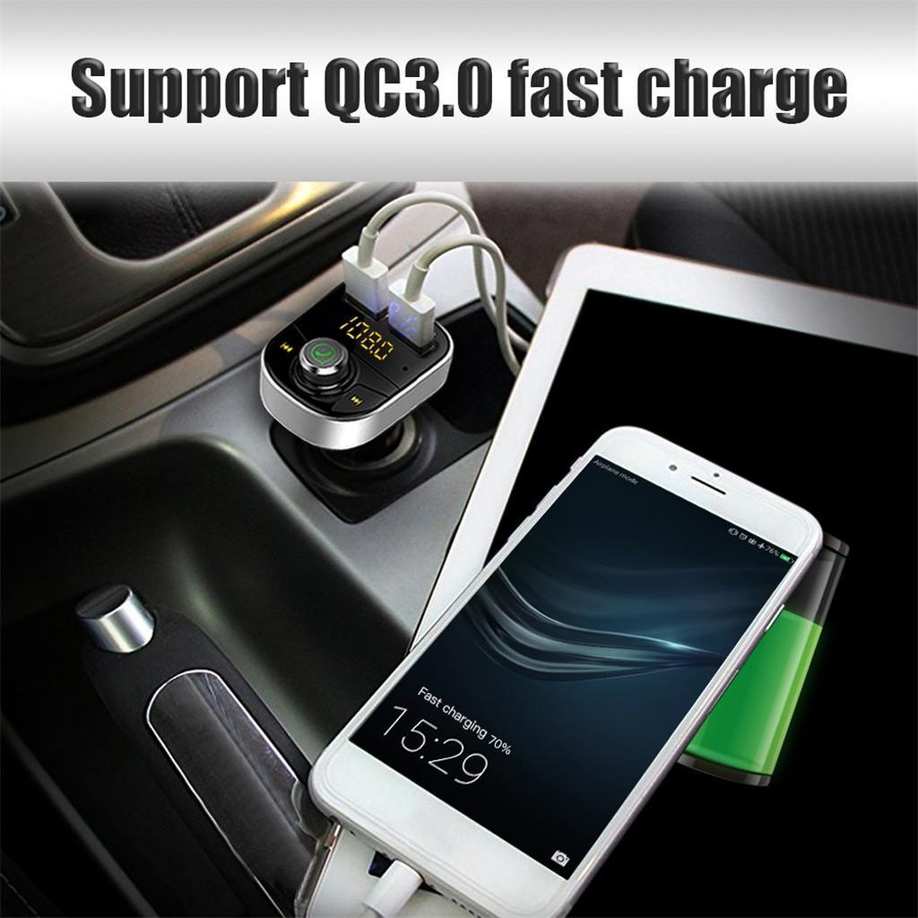 Wireless USB Car Bluetooth FM Adapter Charger With MP3 Player