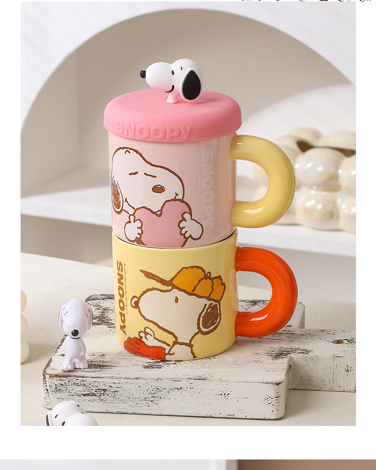 Ly Sứ Gấu SNOOPY Dễ Thương Thể Tích 360ml