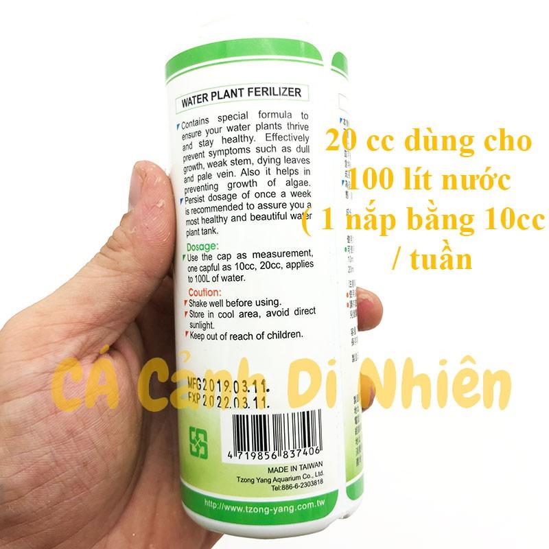 Phân nước Water Plant Fetilizer ISTA 250ml cho hồ cá thủy sinh