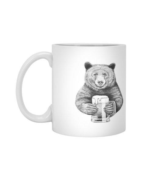 Ly Cốc Sứ Cao Cấp hình Bear Beer