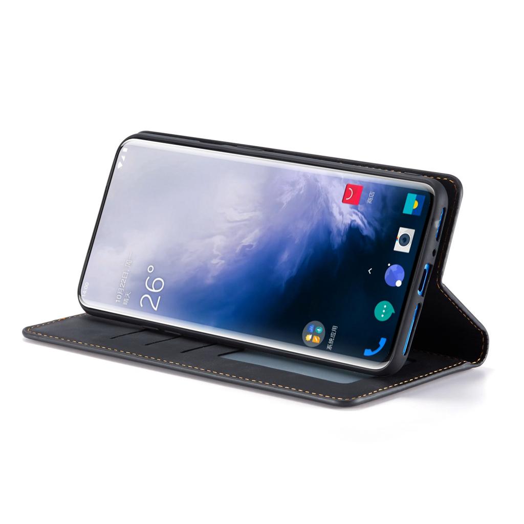 PU Leather Phone Protector Cover Case For OnePlus 7 Pro