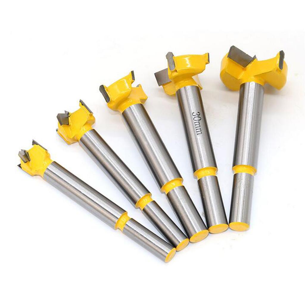 5pcs PROFESSIONAL   DRILL BIT SET WOODWORKING HOLE SAW   BITS