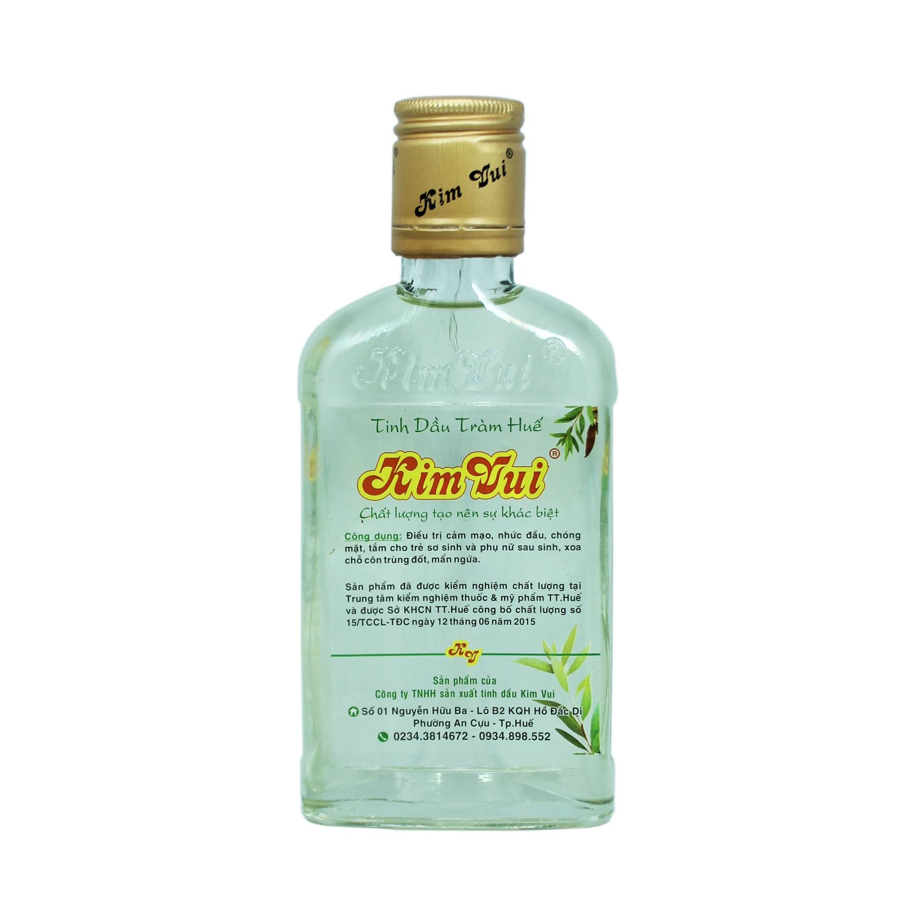 Tinh dầu tràm Huế Kim Vui 125ml - Tinh dầu dùng cho trẻ sơ sinh