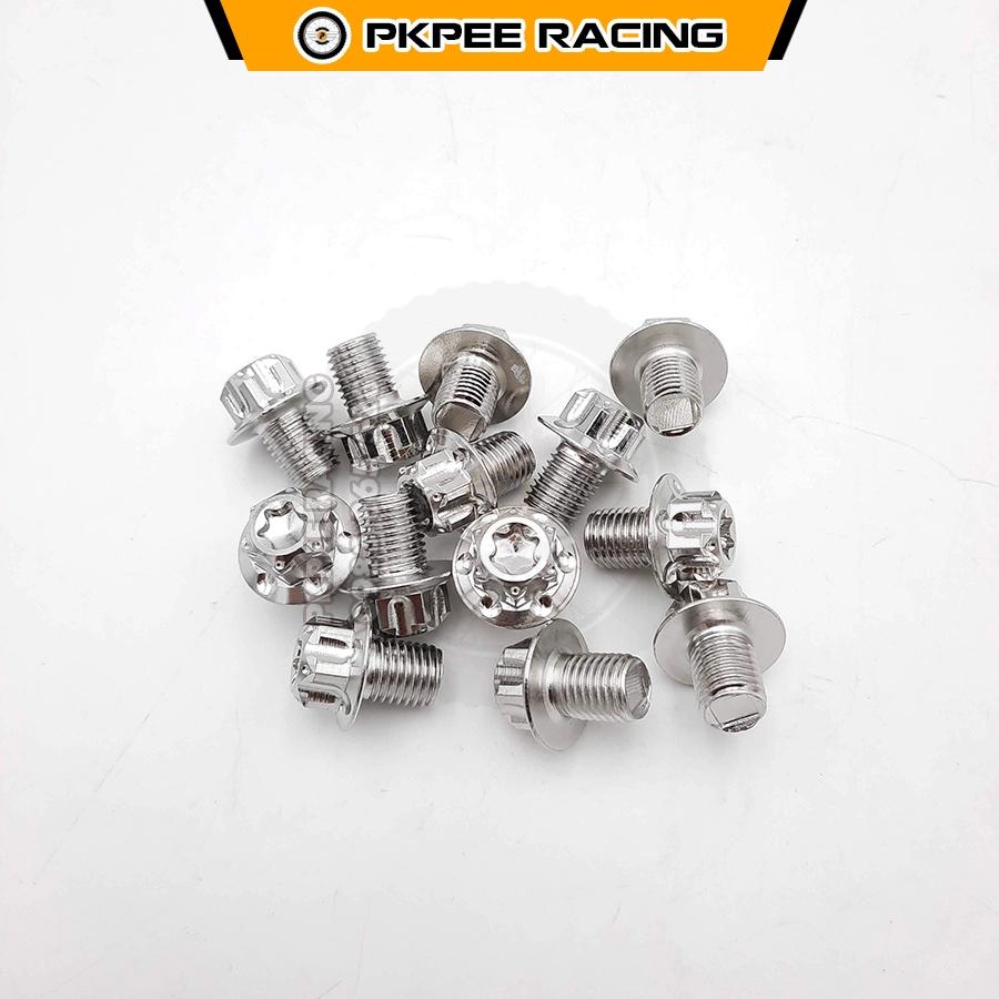 Ốc Inox 304 Đầu Trụ Gắn Chân Kính 10Li10 Ren Thuận, Ren Ngược - PKPEE