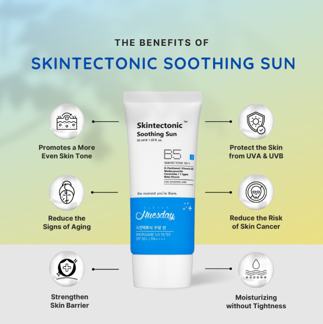 Kem chống nắng vật lý Huesday Hàn Quốc 50ml