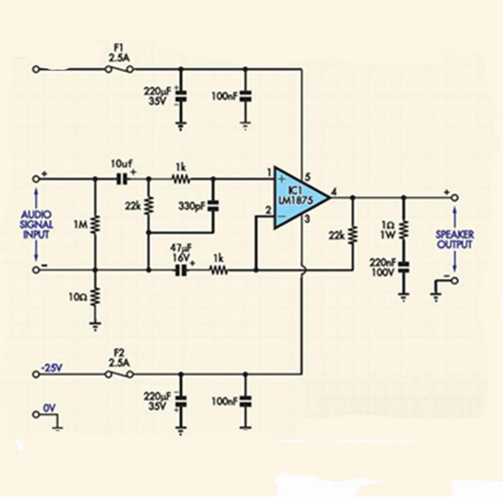 2X 20w LM1875T Audio Power Amplifier HIFI Amplifier Board Module DIY Set
