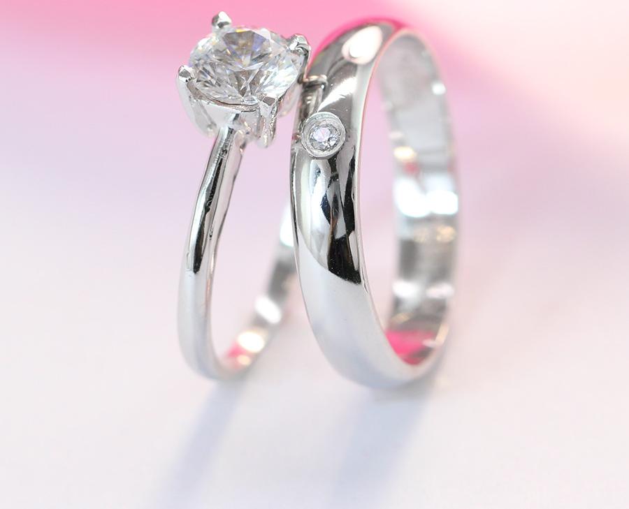 Nhẫn đôi bạc nhẫn cặp bạc đẹp đơn giản ND0147 - Trang Sức TNJ