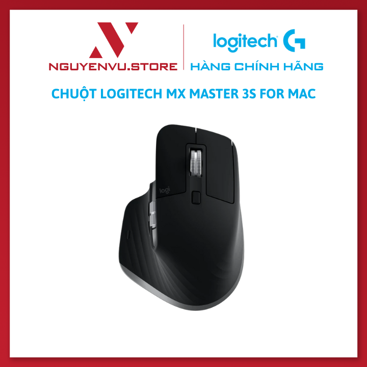 Chuột không dây Logitech MX Master 3S for Mac - Hàng Chính Hãng