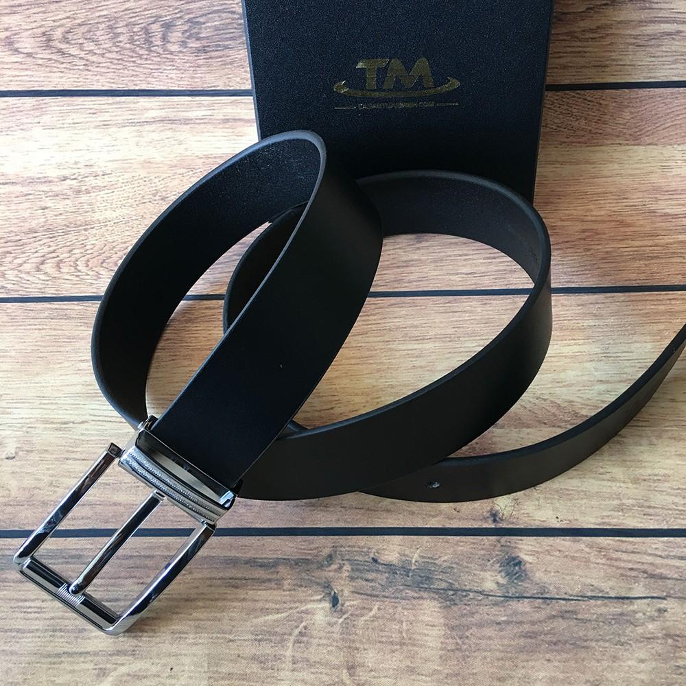 Thắt Lưng Nam Da Bò Khóa Kim Kẹp Cao Cấp