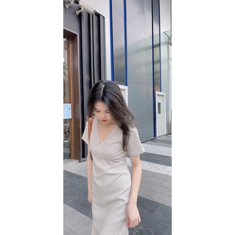 AIMEE_ĐẦM CARO CỔ V