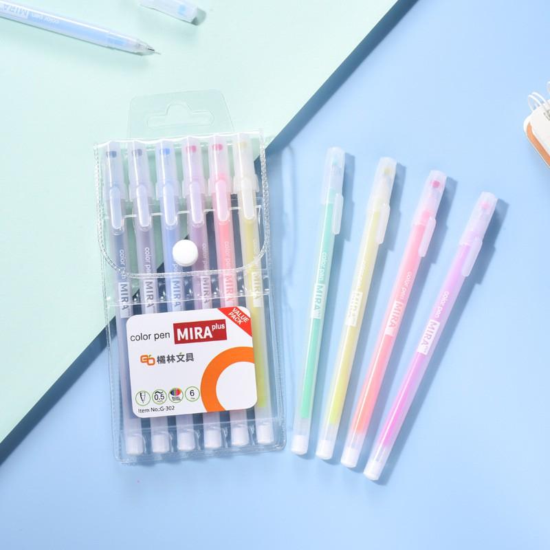 Bút gel Mira ngòi 0.5mm Full màu nét trơn mượt cho học sinh, văn phòng ST284