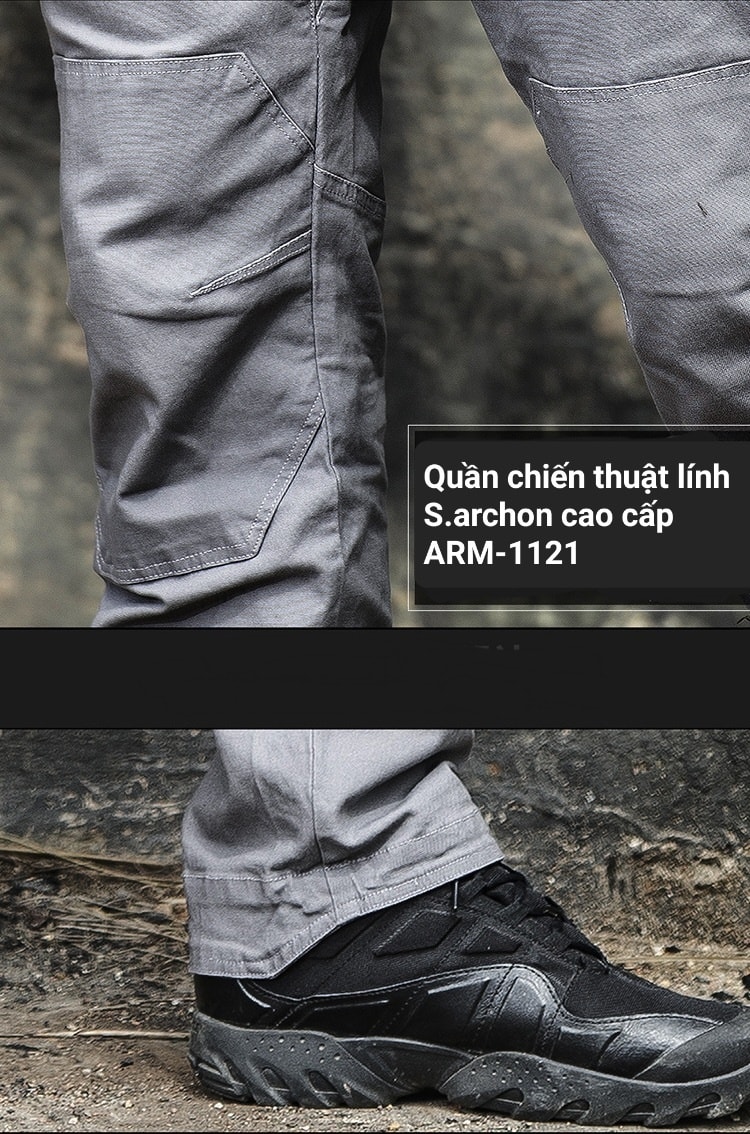 Quần dài kaki nam, Quần chiến thuật lính S.archon cao cấp ARM-1121