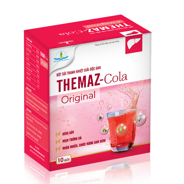 Bột sủi thanh nhiệt giải độc gan Themaz Cola Original