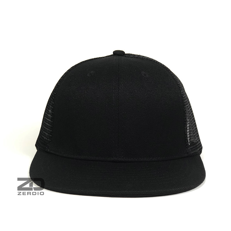 Nón Snapback nam nữ lưới đen trơn Classic mã SN30 phong cách tối giản