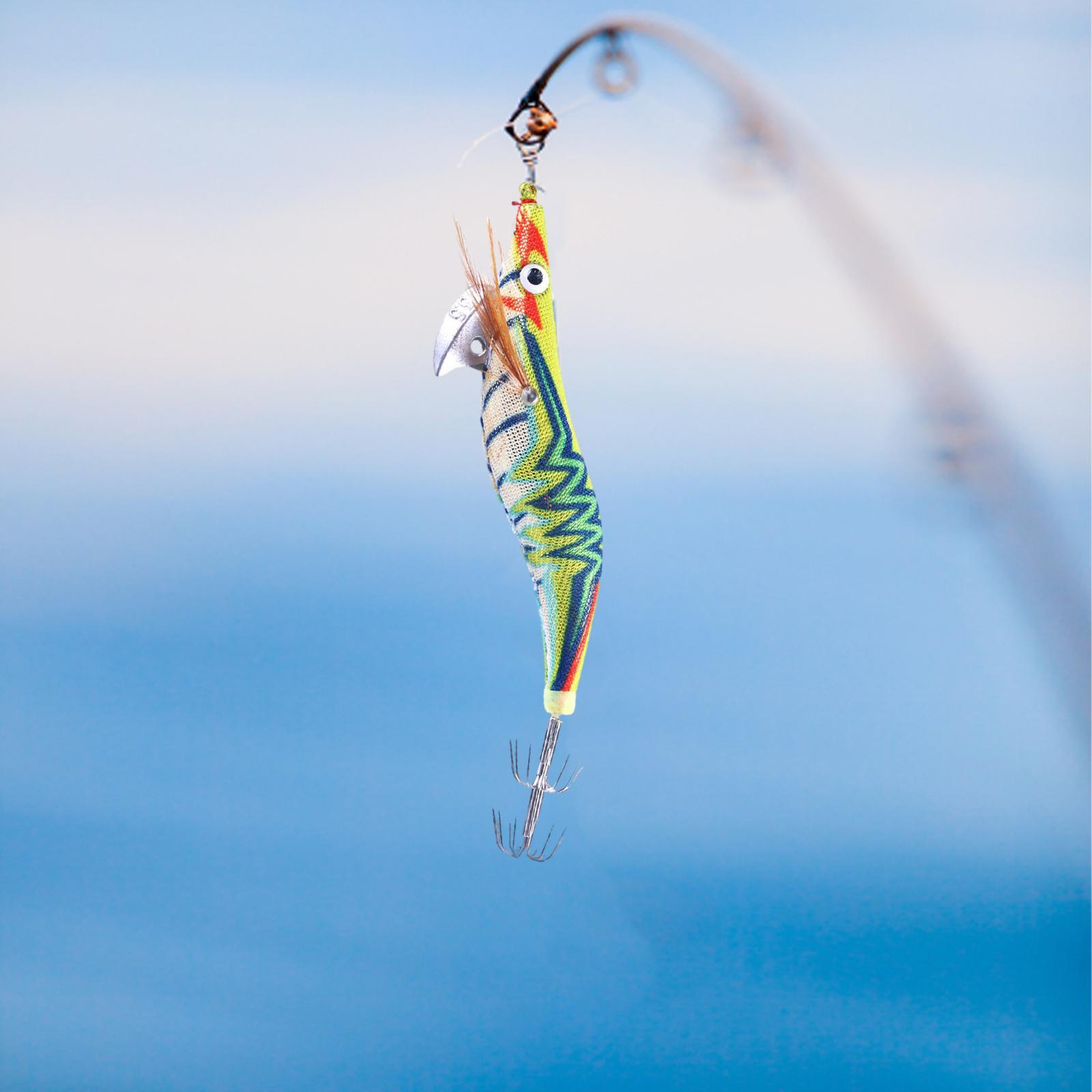 Luminous Squid Jig Hooks 14cm Artificial Squid Jig Lures Durable Squid Hooks