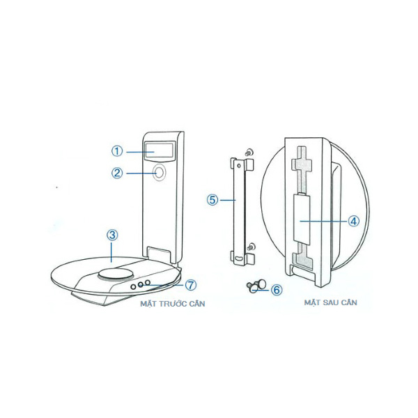 Cân nhà bếp điện tử CAS KW-2000