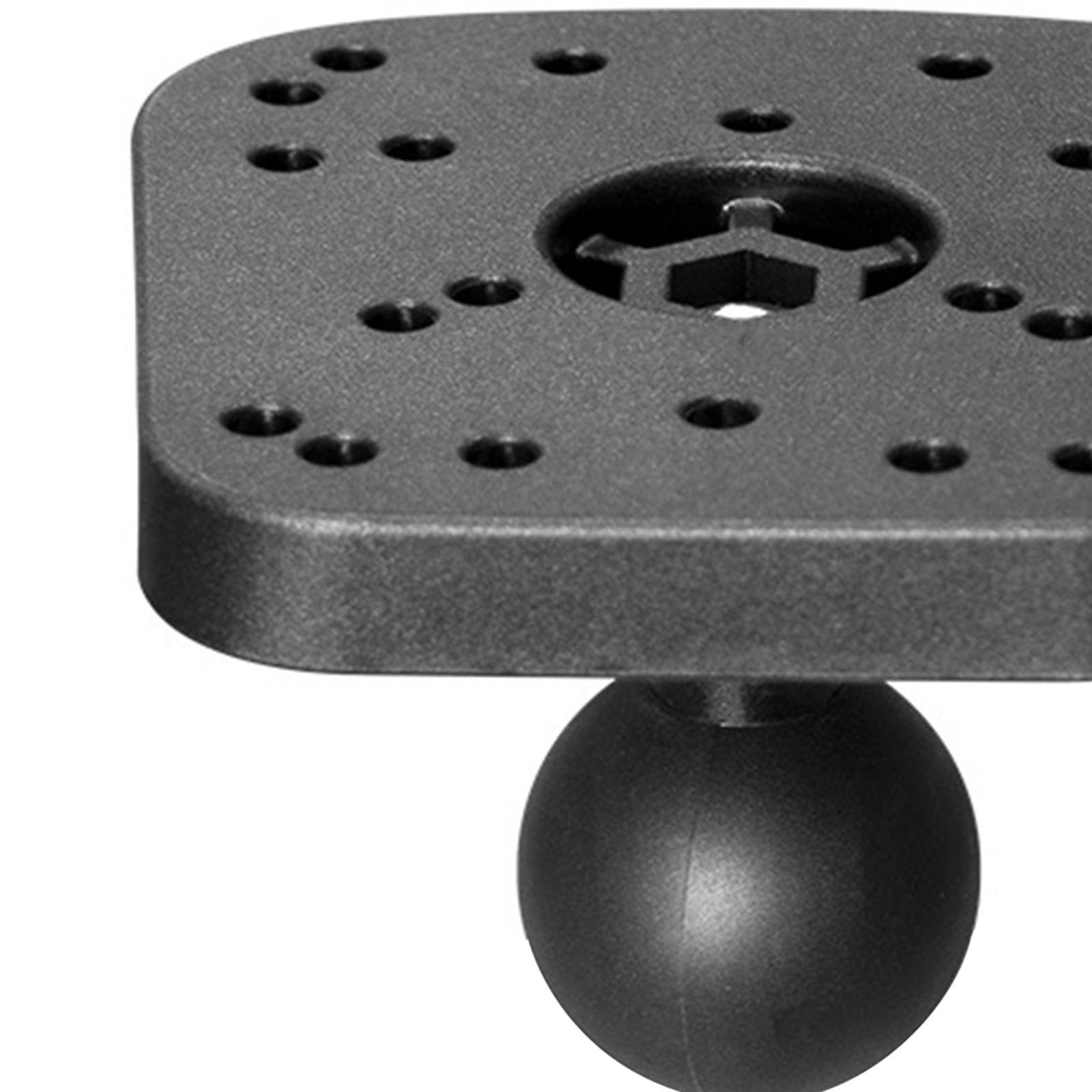 Fish Finders Mount Plate 360 Degree Swivel Canoe Marine Kayak Mounting Plate