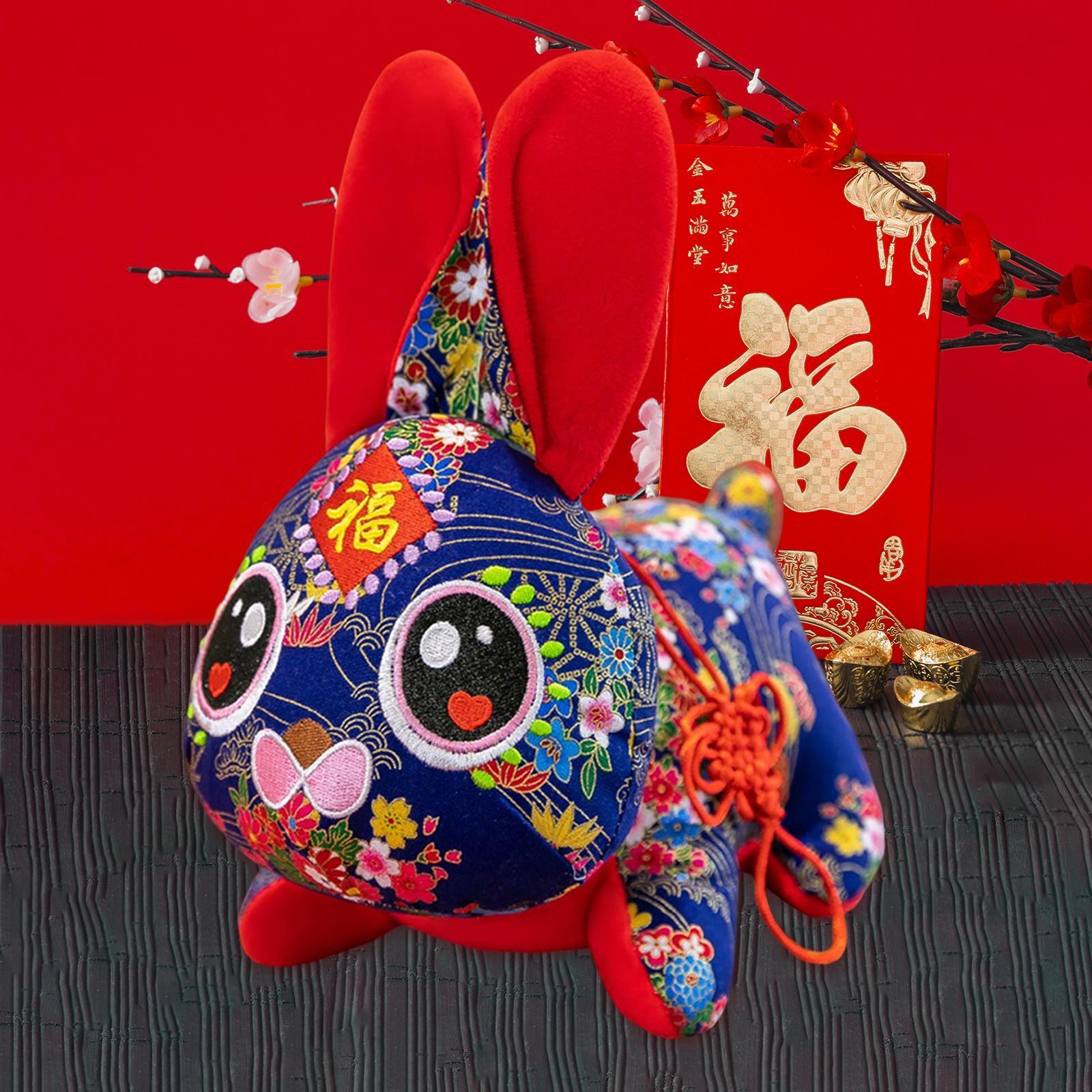 2 New Year Rabbit Plush Toy Stuffed Animals