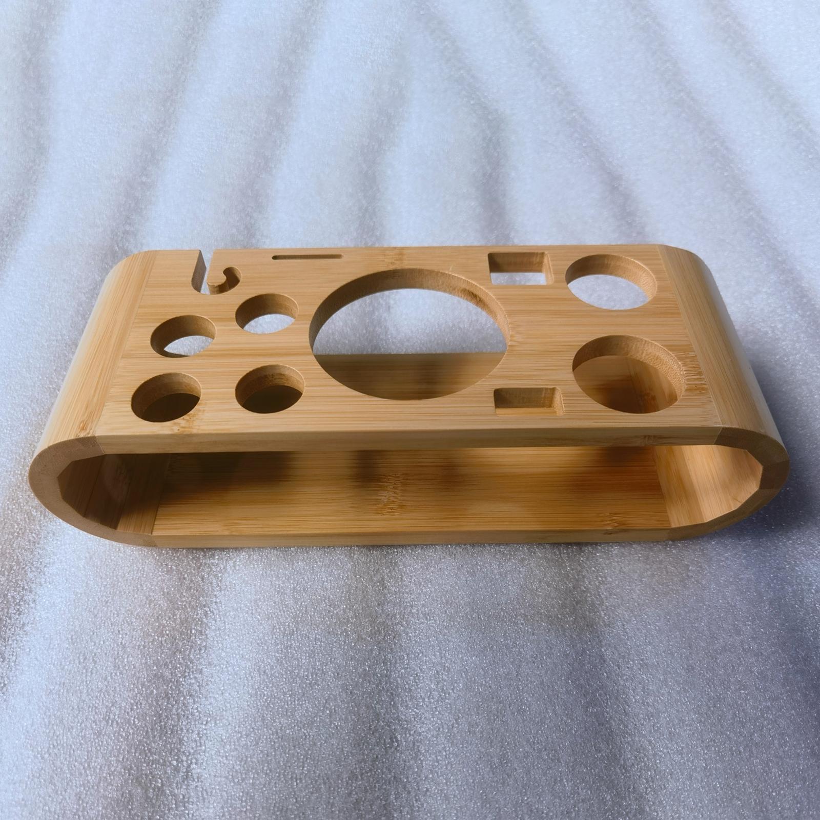 Cocktail Shaker Wooden Rack Equipment Display Stand for Home Party Beginners