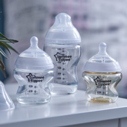 COMBO bình sữa PPSU ty siêu mềm tự nhiên Tommee Tippee Closer to Nature 260ml & Núm ty silicon thay thế 6M+