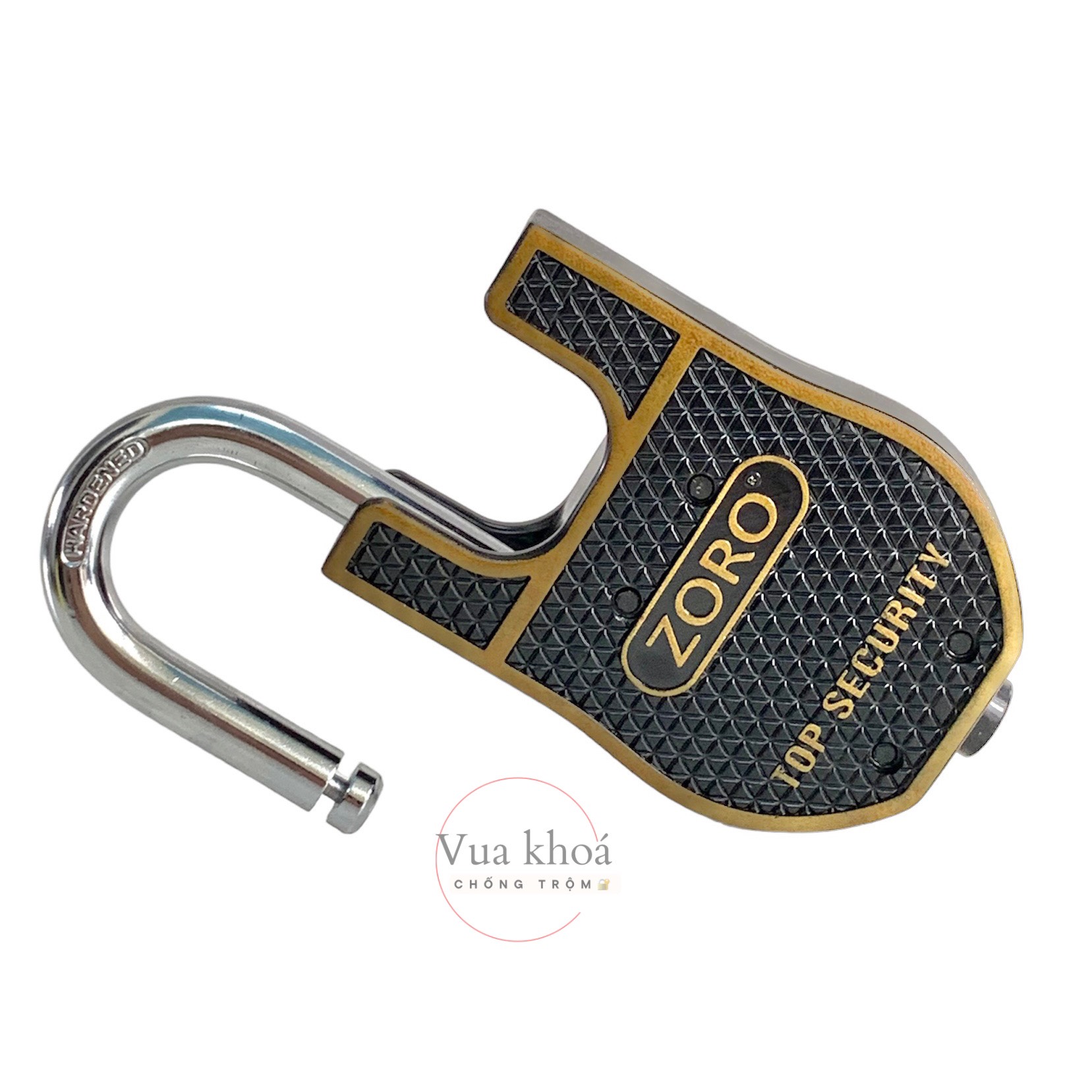 Ổ khóa mật mã chống cắt ZORO cao cấp 6 phân - thép chống gỉ chống nước - khóa cửa mật khẩu 4 số bảo mật cao chống trộm - hàng chính hãng