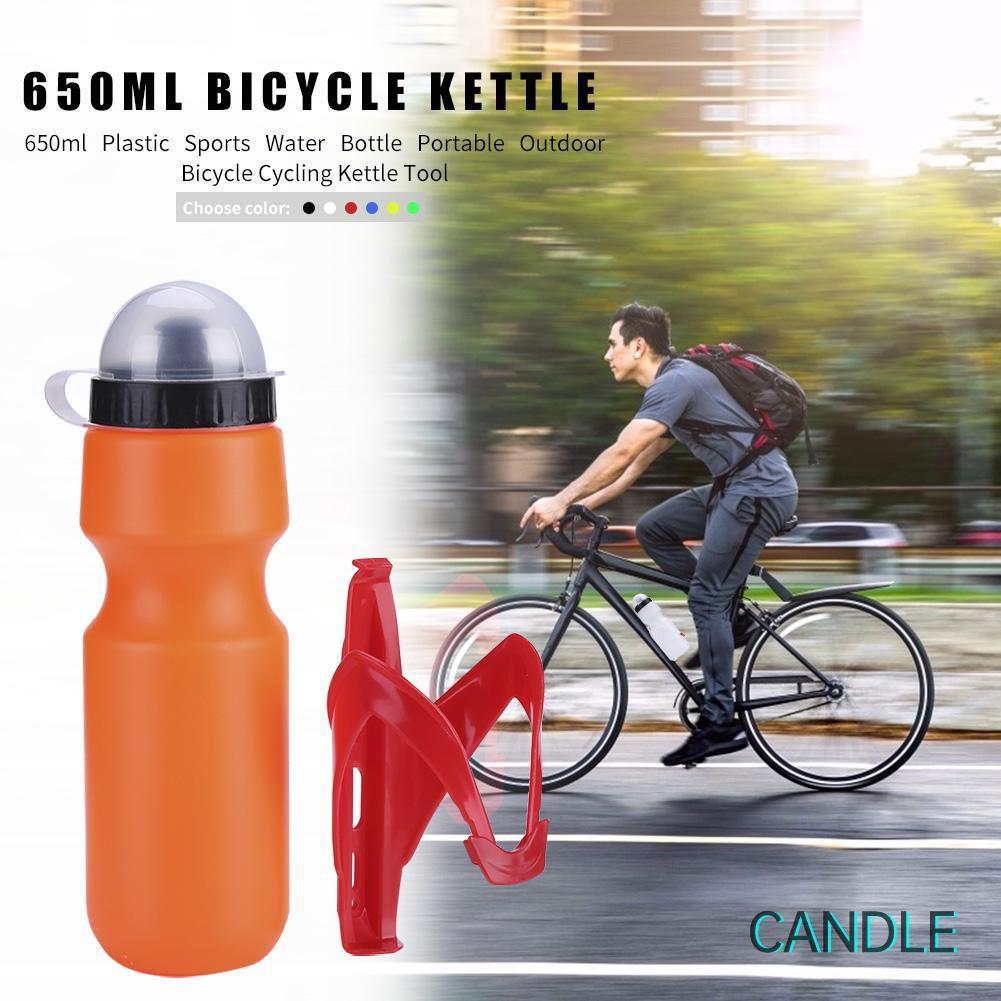 Bình Nước 650ml Kèm Giá Đỡ Cho Xe Đạp