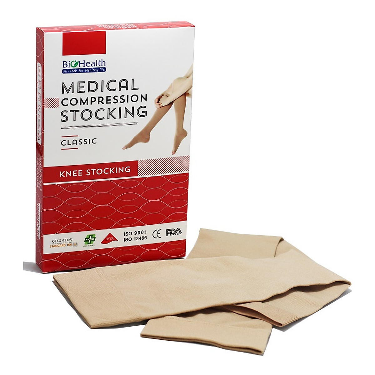 Vớ đùi y khoa BioHealth classic, cấp độ 1