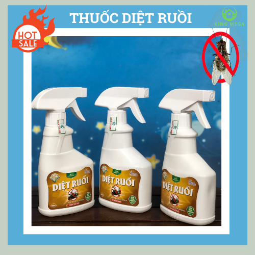 Thuốc diệt ruồi sinh học KingBio - diệt ruồi vàng, ruồi cánh bướm, ruồi giấm - Không độc hại hiệu quả 100%