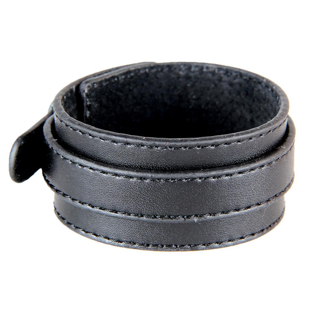 Punk Rock Wide Cow PU Leather Wristband Cuff Bracelet Bangle Buckle Jewelry
