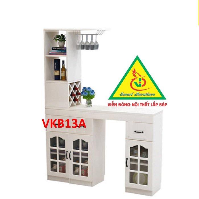 Quầy bar mini kết hợp tủ rượu VKB013A ( không kèm ghế) - Nội thất lắp ráp Viendong Adv